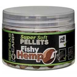 Pelete Soft Sensas - Super Soft Fishy Hemp 60g 8mm Pelete Soft Sensas - Super Soft Fishy Hemp 60g 8mm